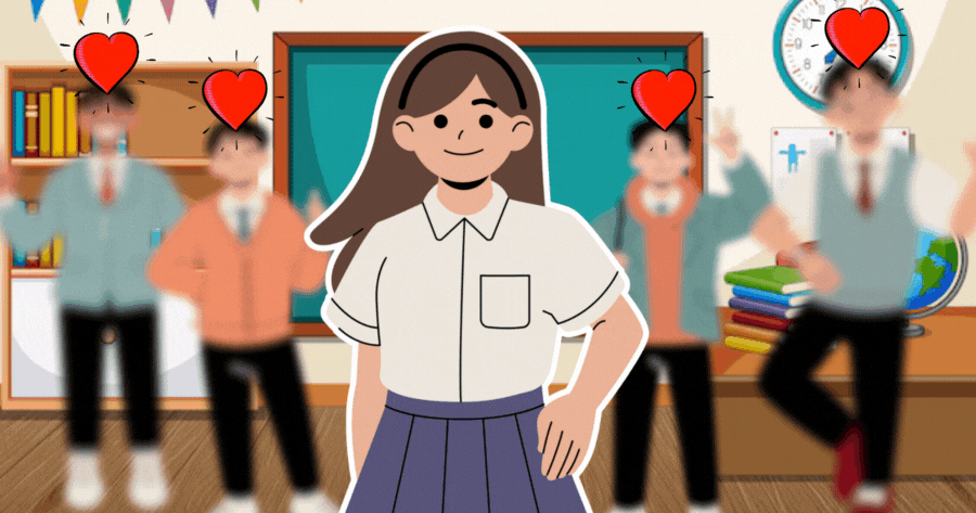 How Many Kids Have a Crush on You at School?